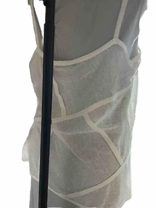 $695 L DONNA KARAN black label collection Knitted cotton sweater L Top - Picture 1 of 17