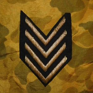 Original WW1 US Navy Officer Overseas Service Stripes - metallic thread (four) - Picture 1 of 2