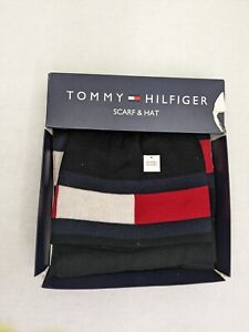 tommy hilfiger hat and scarf