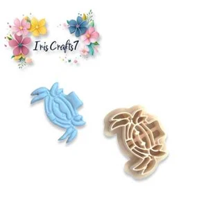 Cowboy Crab Polymer Clay Cutter for Unique Earring Making - Picture 1 of 5