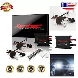 H13 9008 Hi/Lo 8000K HID Xenon Bulb Bundle with 55W Slim Ballast - Bright Blue - Picture 1 of 10