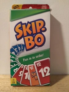 Juego de cartas Mattel® Skip-bo 2011 fiesta familiar = nuevo y sellado de fábrica - Imagen 1 de 1