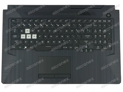 FOR Asus TUF Gaming A17 FA706IC FA706IE FA706IHR Palmrest Keyboard LED RGB US - Image 1 of 2