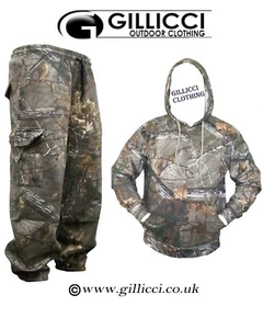 UNISEX JUNGLE PRINT CAMOUFLAGE HUNTING/FISHING HOODIE SUIT WITH OR WITHOUT ZIP - Picture 1 of 2