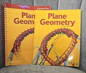 Abeka - Plane Geometry set - Text and Solution Key NEW - Picture 1 of 1