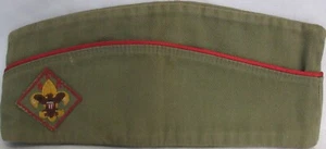 Vintage Pfadfinder von Amerika Garnison Hut sanforisiert Kopfbedeckung Medium offiziell BSA - Bild 1 von 3