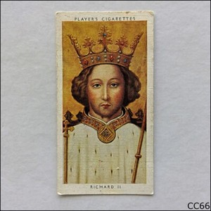 John Player Kings & Queens Of England 1935 Cigarette Card #12 Richard II (CC66)