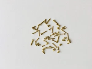 Brass Screw For Clock repair 1.2mm-2mm/50Pcs - Picture 1 of 8