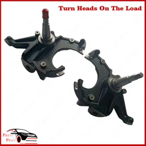 3" Lowering Drop Spindle 1" Rotor 2WD For 85-86 GMC C1500 Suburban Chevrolet R10 - Picture 1 of 15