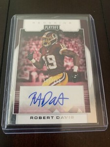 2017 Panini Playoff Robert Davis Auto #RS-RD /199 Rookie RC RARE REDSKINS MINT