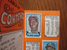 BRAVES 1969 Topps(Compl))Stamp Album(HANK AARON/FELIPE ALOU/RON REED/CLETE BOYER