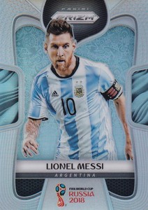 2018 Panini Prizm World Cup Argentina Lionel Messi Base Silver