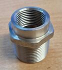 Stainless Steel Pipe Fittings job lot - 1&quot; NPT external 3/4&quot; Internal 211off