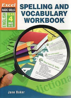 Excel Advanced Skills Workbooks: Spelling And Vocabulary Workbook Year 4 - New • 19.98$