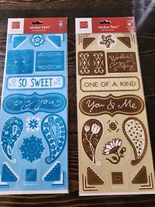 Scrapbook Stickers Chatterbox Lot Sticker Fuzz Blue Brown NEW Vintage 22801 #6 - Picture 1 of 10