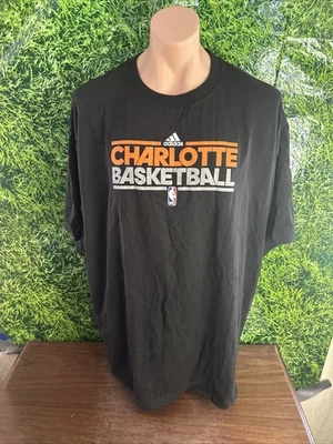NBA Charlotte Bobcats Basketball Black Short Sleeve T-Shirt Size 3XL - Image 1 of 4