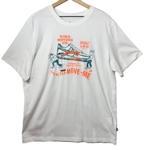 Nike Sportswear Nike Graphic Tee Moving Co. Tee T-Shirt Weiß Herren Größe XL - Bild 1 von 7