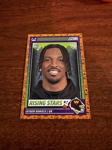 Tarjeta de novato 2024 Score-A-Treat Rising Star Orange Pumpkins #26 Jayden Daniels - Imagen 1 de 2