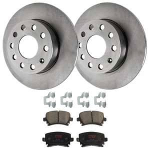 KIT-062924-126 TRW 2-Wheel Set Brake Disc and Pad Kits Rear for VW Sedan Golf A3 - Picture 1 of 9
