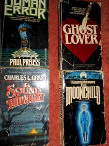 HORROR P/B LOT(4) MOONCHILD - GHOST LOVER - HUMAN ERROR - SOUND OF MIDNIGHT - Picture 1 of 3