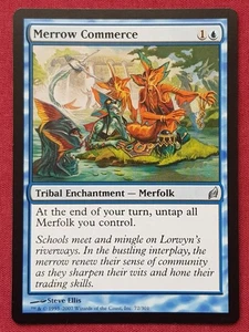 Magic The Gathering LORWYN MERROW COMMERCE blue card MTG - Picture 1 of 2