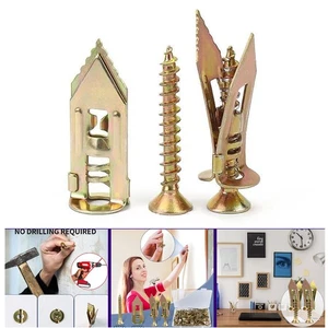 20/50/100pcs Self Drilling Drywall Anchors with Screws Suitable for Tv Cabinets  - Picture 1 of 19