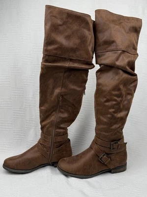 Botas hasta la rodilla Carlos by Carlos Santana para mujer Jada tostadas 7,5 medianas Foto 1 de 4