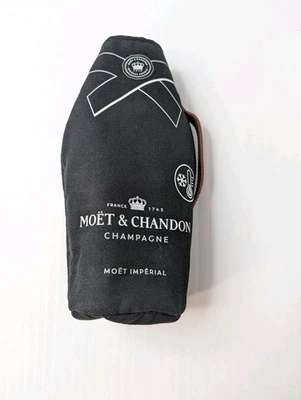 Moet & Chandon Cubierta de Botella Aislada Manga Chaqueta con Cremallera/Mango NEGRA Foto 1 de 4