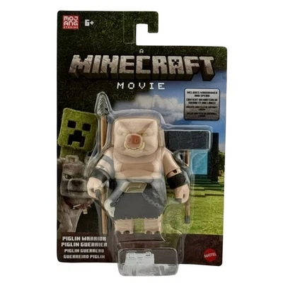 Minecraft Movie 4 Inch Action Figure - Piglin Warrior - Image 1 of 4