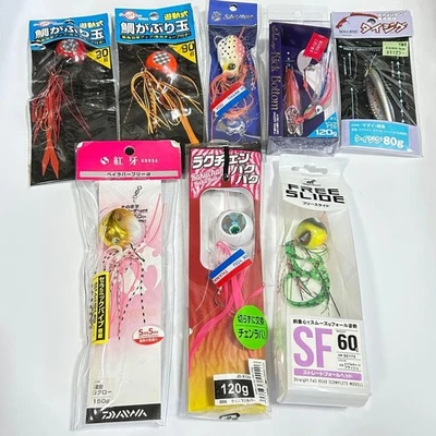 8er Set Tai Rubber, Tai Jig, Inchiku, 60-150g - Bild 1 von 4