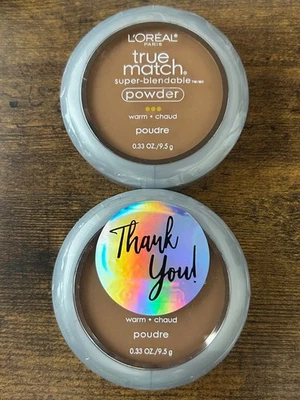 L'OREAL True Match Super Blendable Powder Neutral W7 CARAMEL BEIGE, WARM - 2 PK - Image 1 of 3