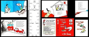 1:9 SCALE MINIATURE BOOK GREEN EGGS AND HAM DR. SEUSS HITTY SCALE - Picture 1 of 1