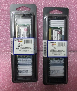 Nueva memoria sellada KINGSTON 512 (2x256 MB) PC133 SODIMM CL3 KVR133X64SC3/256 - Imagen 1 de 2