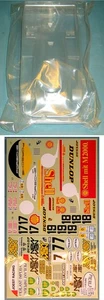 1/12 PORSCHE 956 RC BODY PARTS SET in. STICKER SHELL LM88 NEWMAN LM84 for TAMIYA - Picture 1 of 1