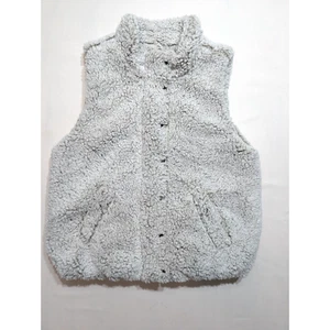 Miami graue Weste Damen Größe Small Fleece Plüsch Sherpa - Bild 1 von 8