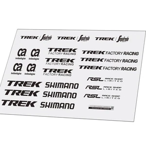 TREK Aufkleber für Rahmen Helm Mütze Rennrad Fahrrad Rennrad Decals - Bild 1 von 11