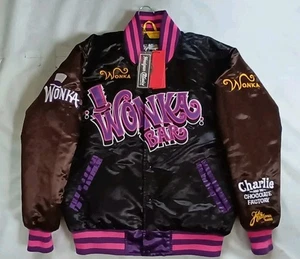 RARA GIACCA RASO HEADGER CLASSIC 1974 WILLY WONKA & CHOCOLATE FACTORY NUOVA CON ETICHETTE S - Foto 1 di 11