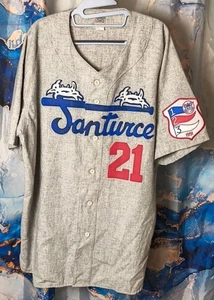Roberto Clemente Ebbets Field Flannels Cangrejeros de Santurce Trikot XXL - Bild 1 von 5