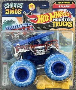 Hot Wheels Monster Trucks Sharks Vs Dinos 5 Alarm #6/8 Team Shark Neu für 2025 - Bild 1 von 2