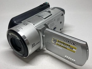 SONY Handycam DCR-SR100 30GB Silver Digital Video Camera Camcorder Working Used - Picture 1 of 10