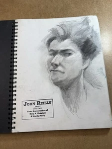 Original Künstler Skizzenbuch von John Reilly (1942-2021) über 70 Seiten Format 11”x14” - Bild 1 von 24