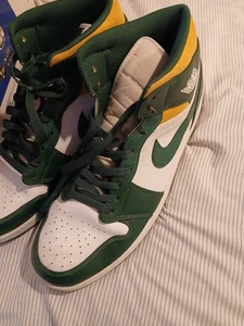 Size 13 - Jordan 1 Mid Sonics - Picture 1 of 7