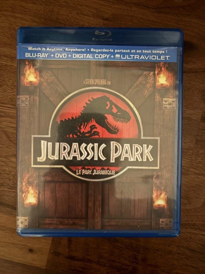 Jurassic Park (Blu-ray/DVD, 2013, conjunto com 2 discos) - Imagem 1 de 1