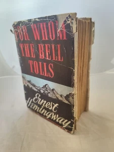 For Whom the Bell Tolls by Ernest Hemingway (1940, HC) 1st Ed Damaged dust jackt - Picture 1 of 9