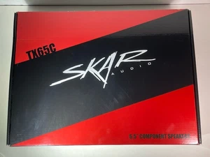 SKAR AUDIO TX65C 6.5" COMPONENT CAR SPEAKER SYSTEM W/ TWEETERS 2 EACH W/ BOX - Picture 1 of 24