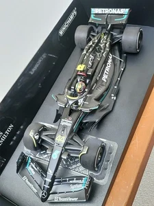 PMA 1/18 Mercedes AMG Petronas W14 F1 Car Bahrain GP 2023 #44 Hamilton LTD - Picture 1 of 10