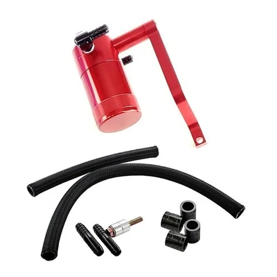 Technology Continental Braided Hose Billet Catch Can For HEMI 5.7/6.4L 2011-2023 - Image 1 of 4