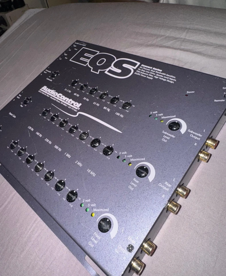 AudioControl EQS- 6 Channel Output Dual 13-band equalizers Crossover Equaliser - Image 1 of 4
