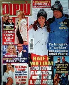 DI PIU' 7 FEBBRAIO 2025 - AL BANO - KATE E WILLIAM - BOCCIA-SANGIULIANO -CLERICI - Foto 1 di 1