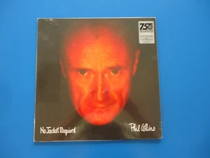 Phil Collins No Jacket Required LP (2023) NEW Clear Vinyl Shrink Wrap Tear - Picture 1 of 4